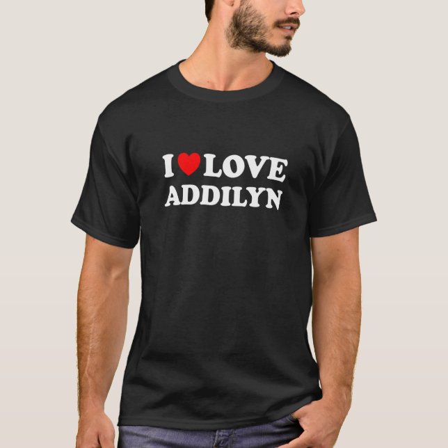 T-shirt J'Aime Plus J'Aime Plus De Coeur (Devant)