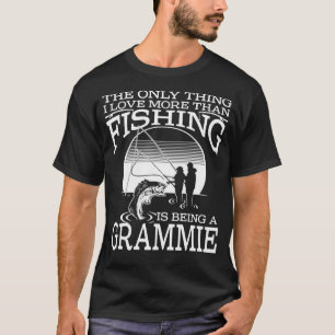 T-shirt J'Aime Plus Que La Pêche Est Un Père GRAMMIE