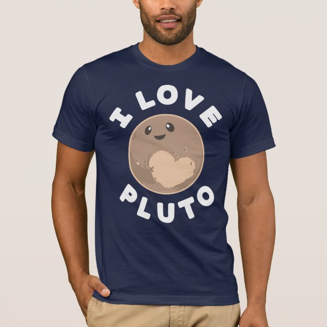 T-shirt J'aime Pluton (Devant)