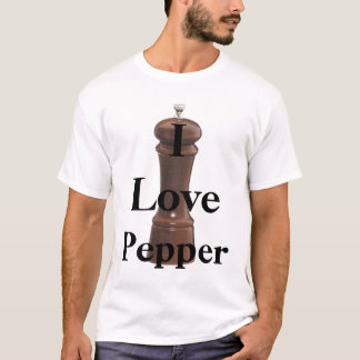 T-shirt J'aime, poivre