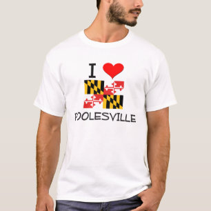 T-shirt J'aime Poolesville le Maryland