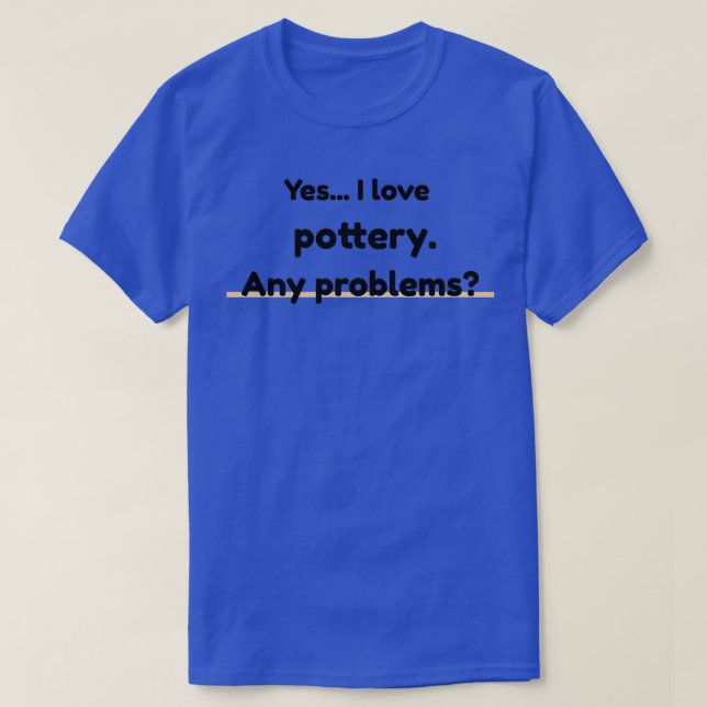 T-shirt J'aime Poterie 6 (Design devant)