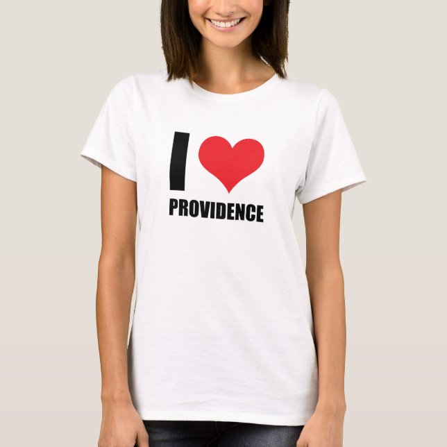 T-shirt J'aime Providence (Devant)