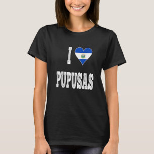 T-shirt J'aime Pupusa du Salvador