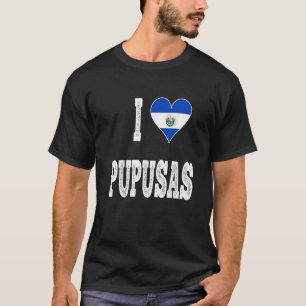 T-shirt J'aime Pupusa du Salvador