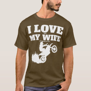 T-shirt J'aime quand ma femme me laisse faire mon vélo pou