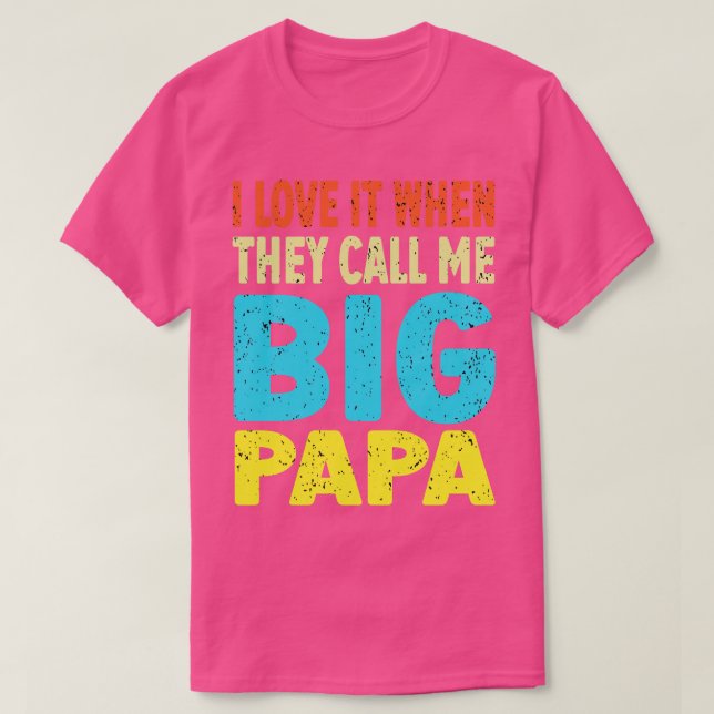 T-shirt J'Aime Quand On M'Appelle Papa (Design devant)