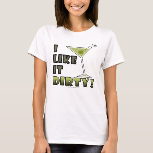 T-shirt J'AIME QUE ÇA SOIT SALE ! Dirty Martini Cocktail H