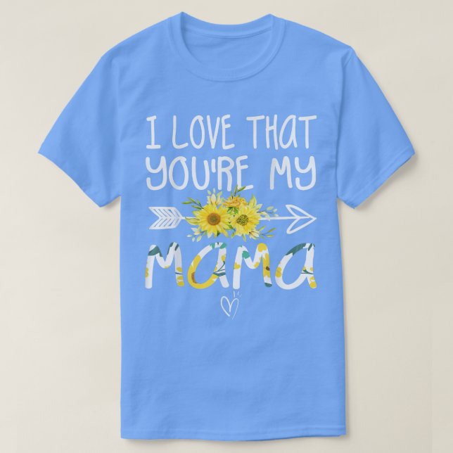 T-shirt J'aime que vous êtes ma maman grand-mère cadeaux M (Design devant)