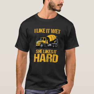 T-shirt J'Aime Qu'Elle Aime Ça Mélange Dur Construction
