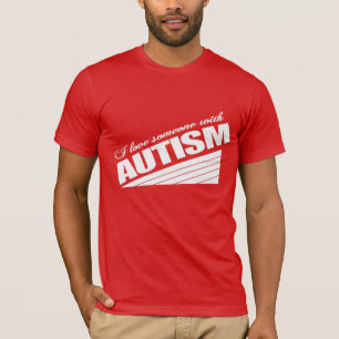 T-shirt J'aime quelqu'un autiste
