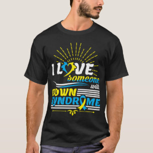 T-shirt J'Aime Quelqu'Un Avec Le Syndrome Inférieur Vitess