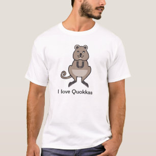 T-shirt J'aime QUOKKAS - Australie - Marsupial - Nature