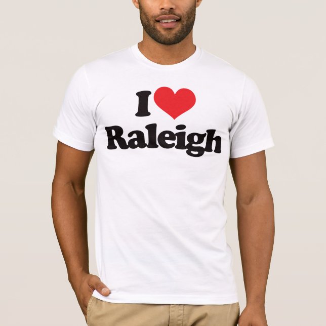 T-shirt J'aime Raleigh (Devant)