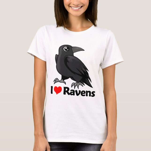 T-shirt J'aime Ravens (Devant)