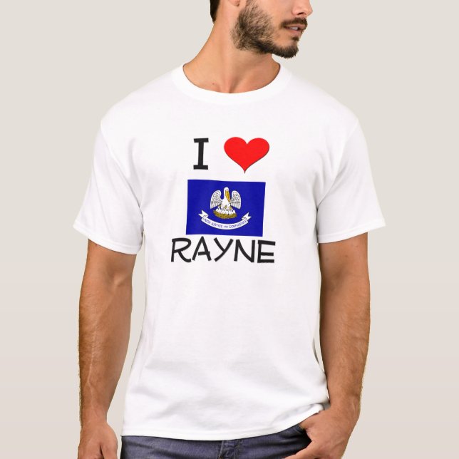 T-shirt . J'aime RAYNE Louisiane (Devant)