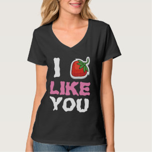 T-shirt J'AIME Red Sweet Strawberry