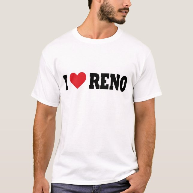 T-Shirt J'aime Reno (Devant)