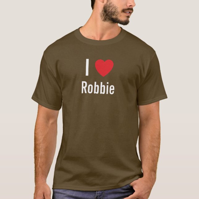 T-shirt J'aime Robbie (Devant)