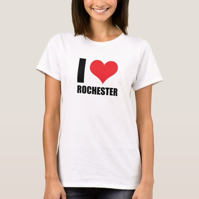 T-shirt J'aime Rochester (Devant)
