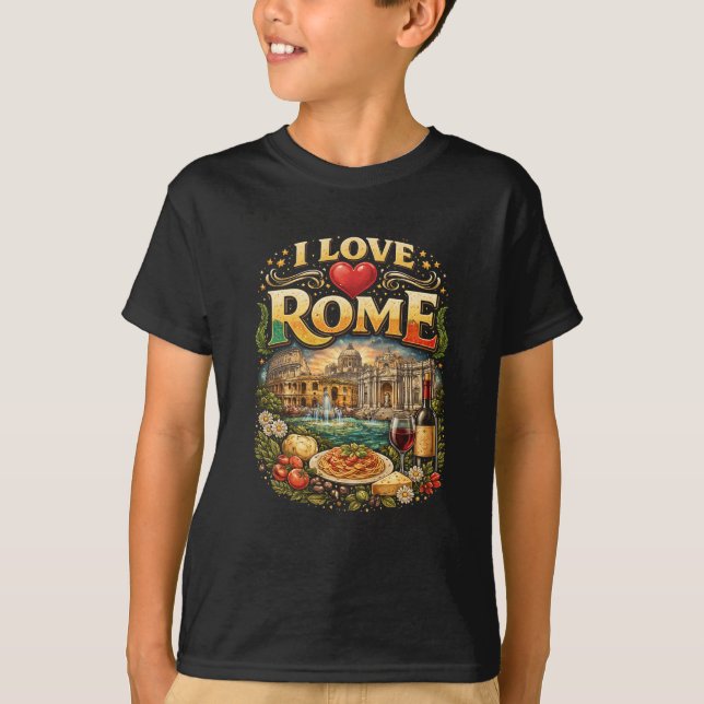 T-shirt J'aime Rome (Devant)