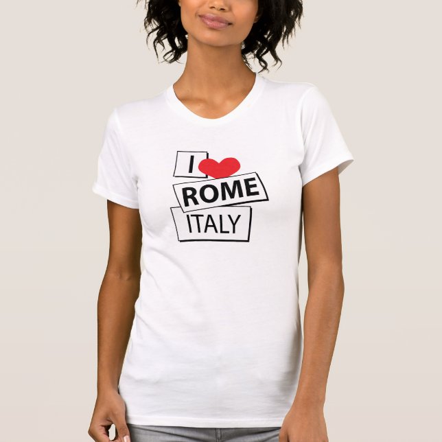 T-shirt J'aime Rome Italie (Devant)