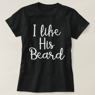 T-shirt j'aime sa barbe