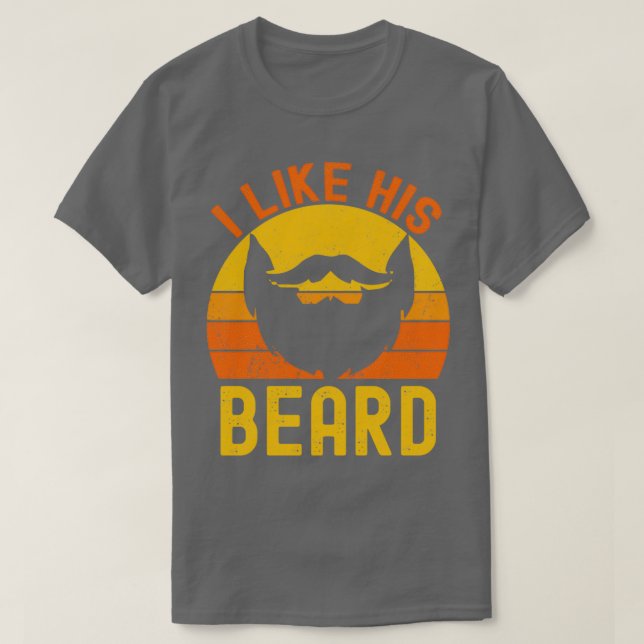 T-shirt j'aime sa barbe 22 (Design devant)