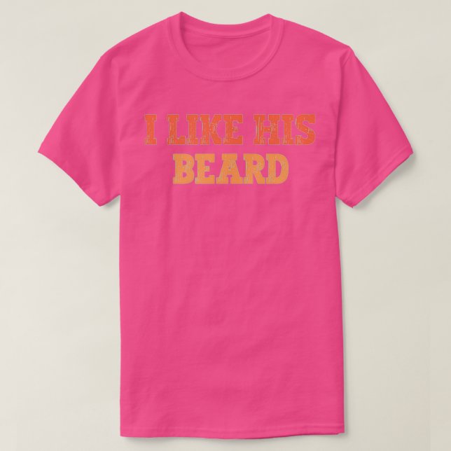 T-shirt j'aime sa barbe 40 (Design devant)