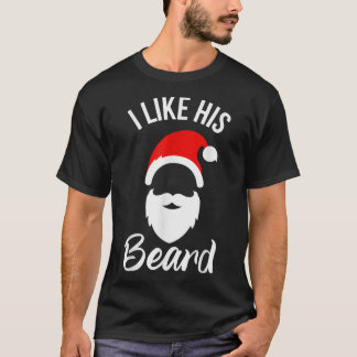 T-shirt J'Aime Sa Barbe J'Aime Sa Butte Deux Noël