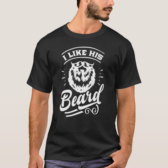 T-shirt J'Aime Sa Barbe J'Aime Son Beurre Correspondant Co (Devant)