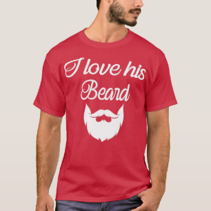 T-shirt J'aime sa barbe, les femmes drôles1