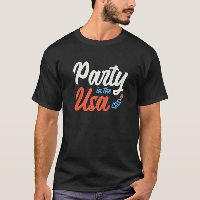 T-shirt J'Aime Sa Façon 4 juillet (Devant)