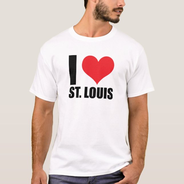 T-shirt J'aime Saint-Louis (Devant)