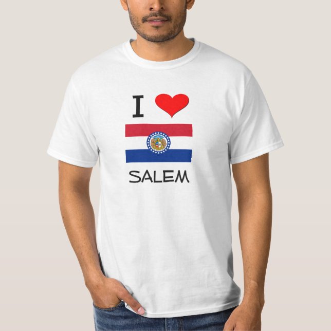 T-shirt J'aime Salem Missouri (Devant)