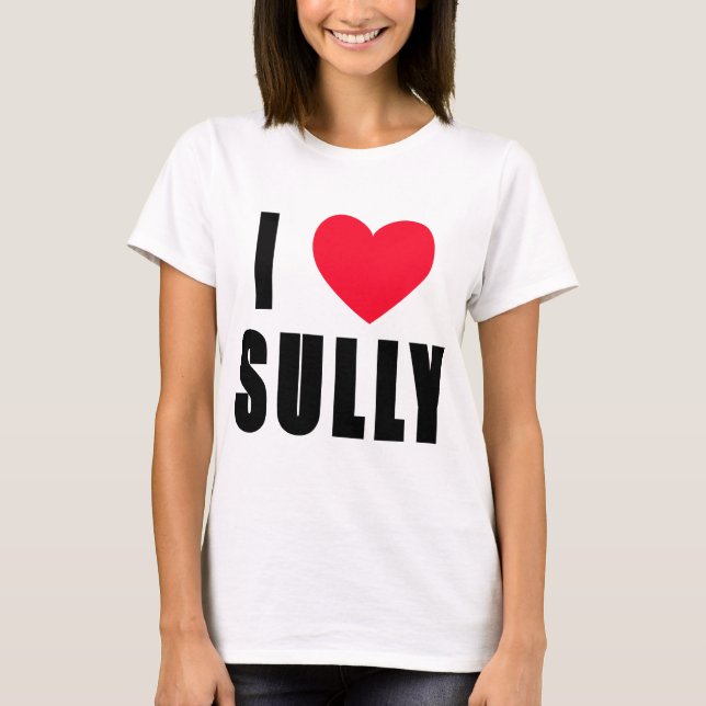 T-shirt J'aime salis le COEUR d'I salis (Devant)