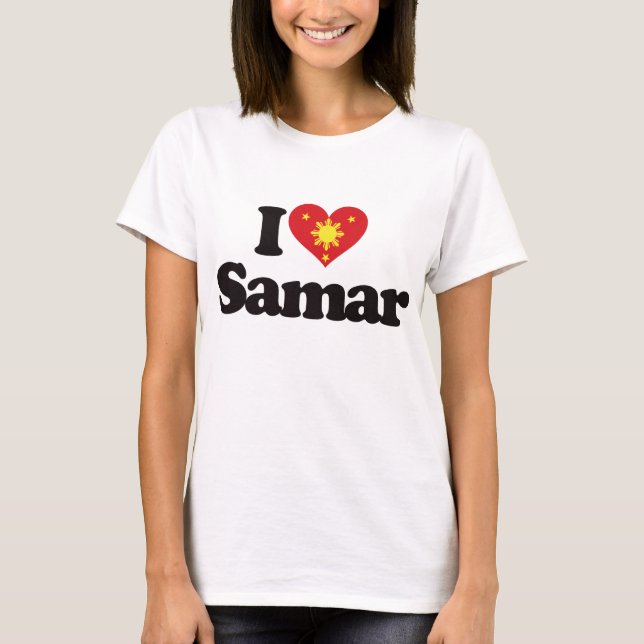 T-shirt J'aime Samar (Devant)