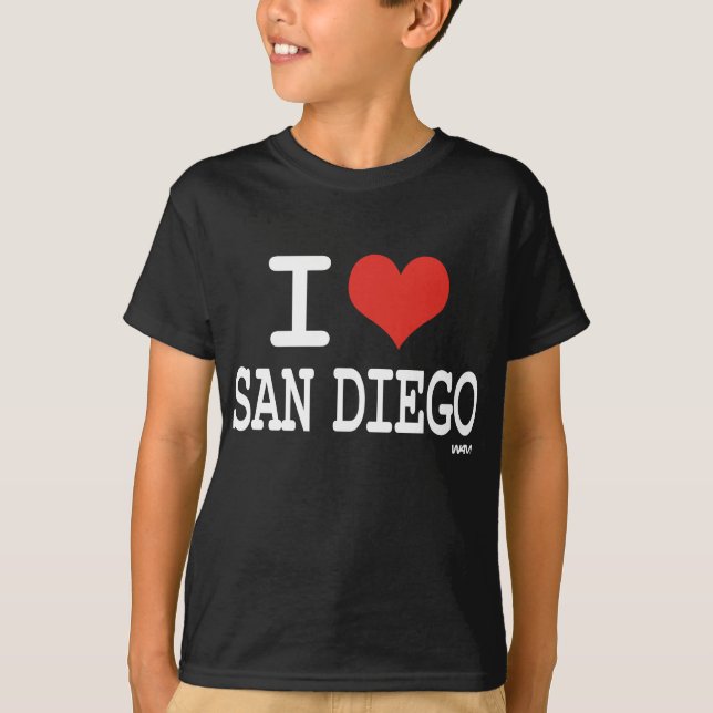 T-shirt J'aime San Diego (Devant)