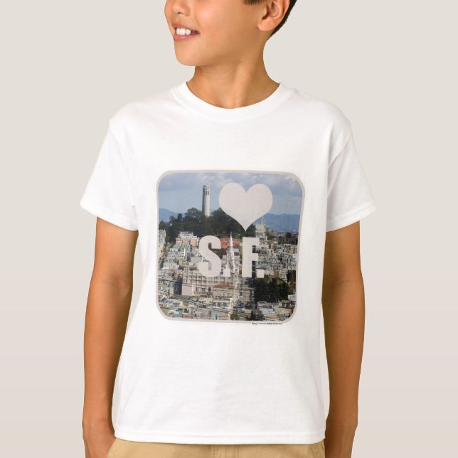 T-shirt J'aime San Francisco (Devant)