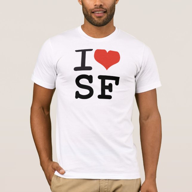 T-shirt J'aime San Francisco (Devant)