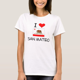 T-shirt J'aime SAN MATEO la Californie