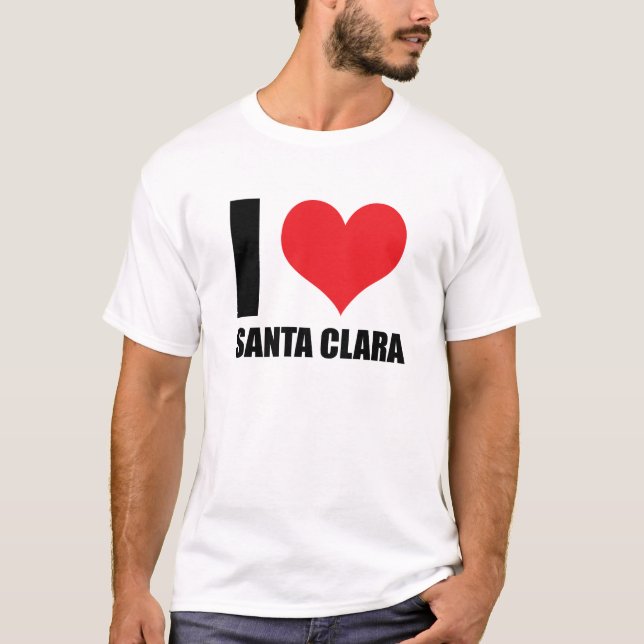 T-shirt J'aime Santa Clara (Devant)