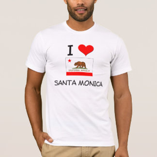 T-shirt J'aime SANTA MONICA la Californie