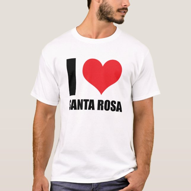 T-shirt J'aime Santa Rosa (Devant)