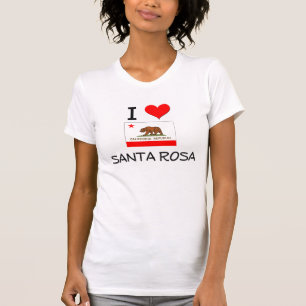 T-shirt J'aime SANTA ROSA la Californie