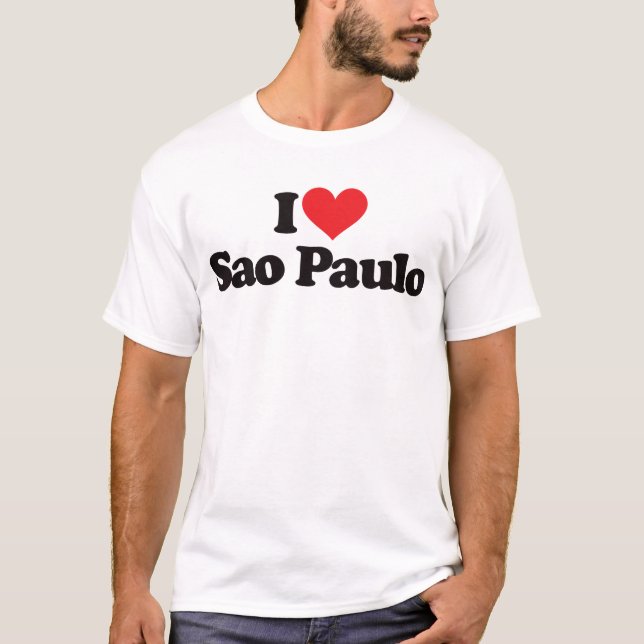 T-shirt J'aime Sao Paulo (Devant)