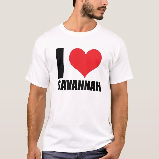 T-shirt J'aime Savannah (Devant)
