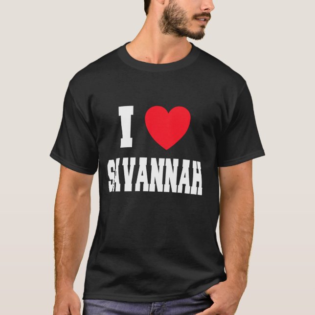 T-shirt J'aime Savannah (Devant)