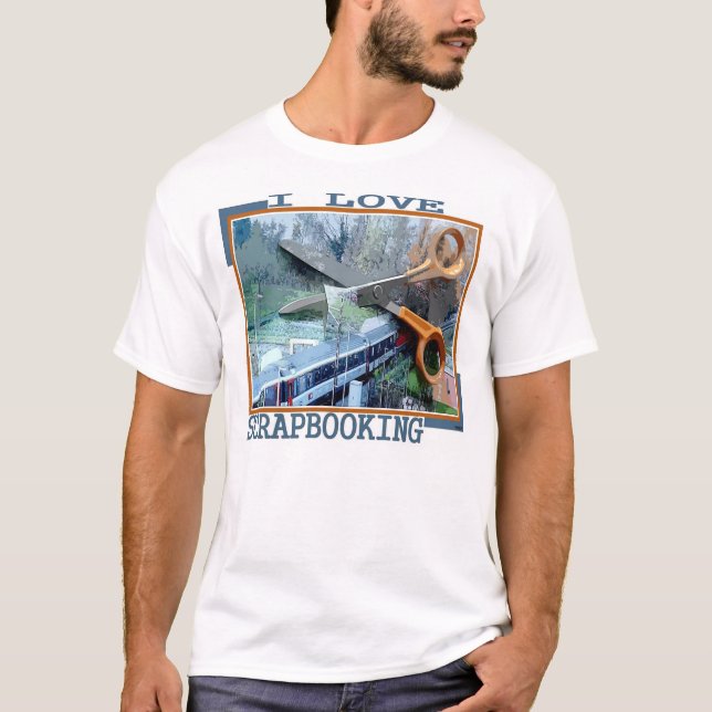 T-SHIRT J'AIME SCRAPBOOKING (Devant)
