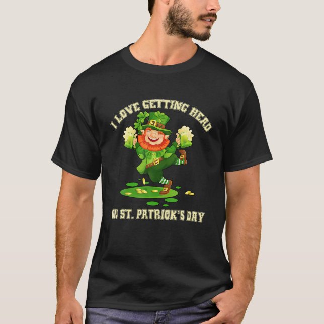 T-shirt J'Aime Se Diriger Sur Jour de la Saint Patrick Lep (Devant)